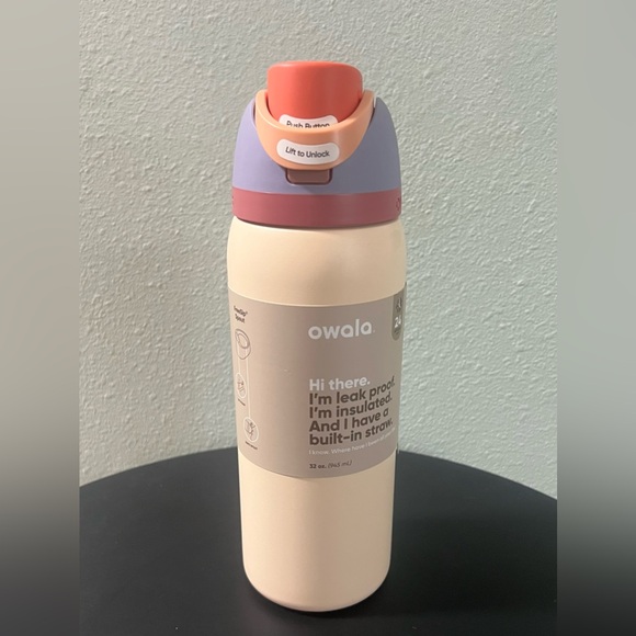 NWT Owala Free Sip Stainless Steel Tumbler Water Bottle Sandy Shores - Picture 2 of 7